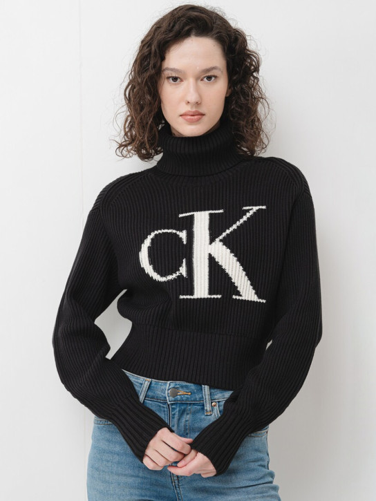 Calvin Klein dámsky čierny rolák