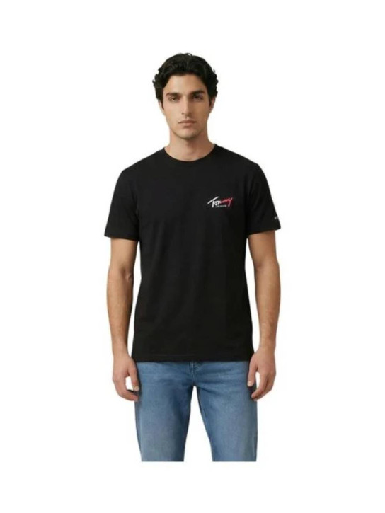 Tommy Jeans pánske čierne tričko