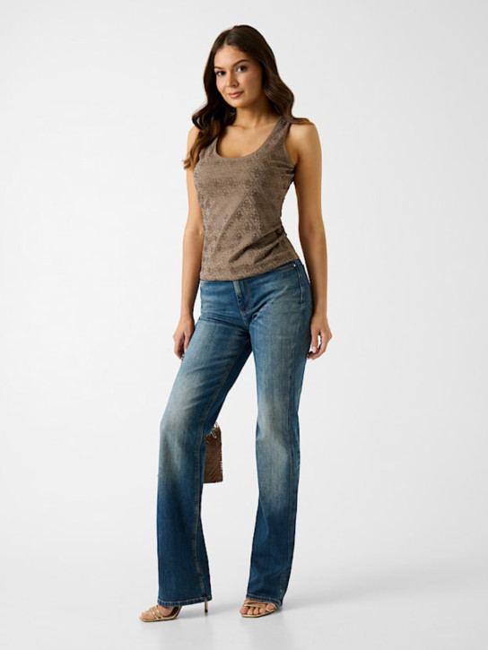 Guess dámske hnedé tielko