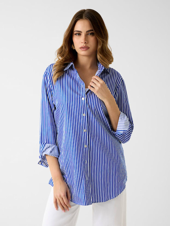 Guess dámska modrá košeľa