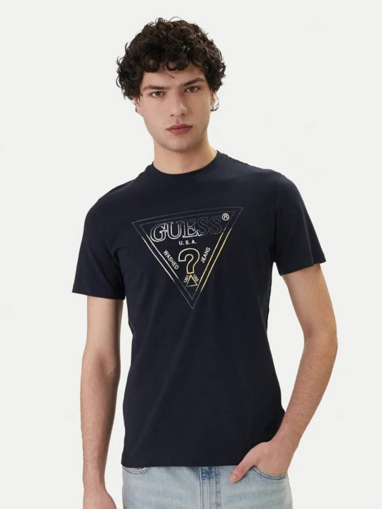 Guess pánske modré tričko