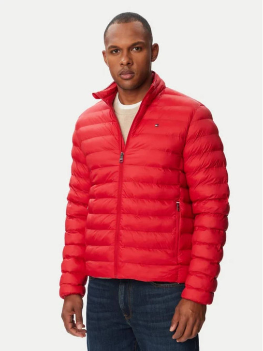 Tommy Hilfiger pánska červená bunda