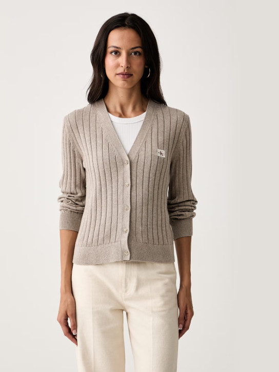 Calvin Klein dámsky béžový kardigán