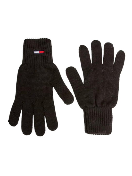 Tommy Jeans pánske čierne rukavice