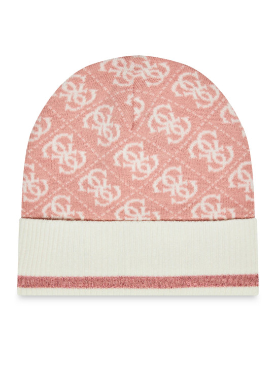 Guess dámska ružovo krémová čiapka