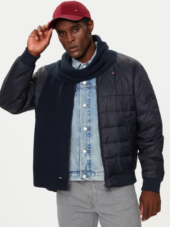 Tommy Hilfiger pánsky tmavomodrý šál 