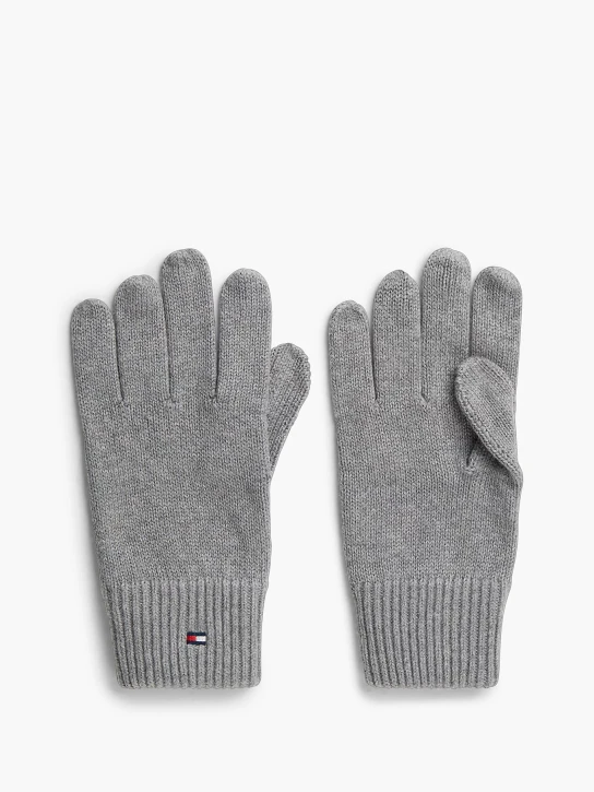 Tommy Hilfiger pánske šedé rukavice