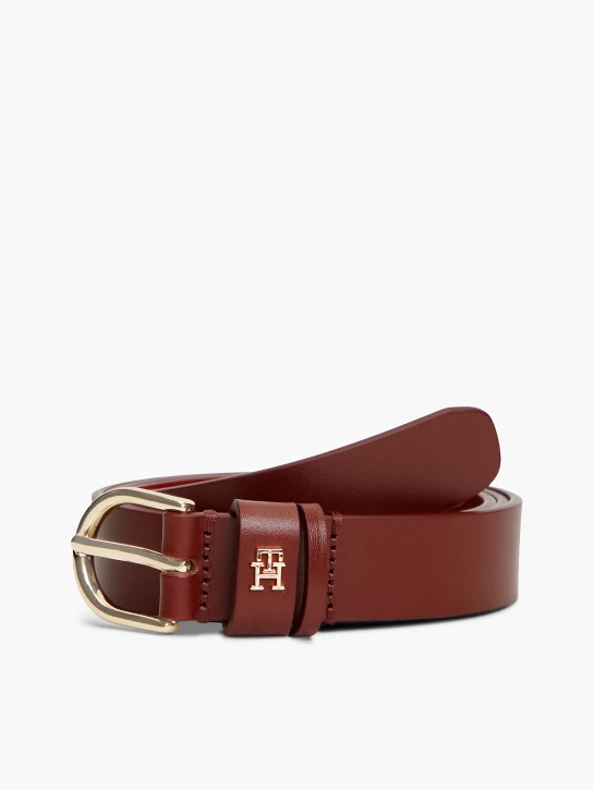 Tommy Hilfiger dámsky tmavo červený opasok