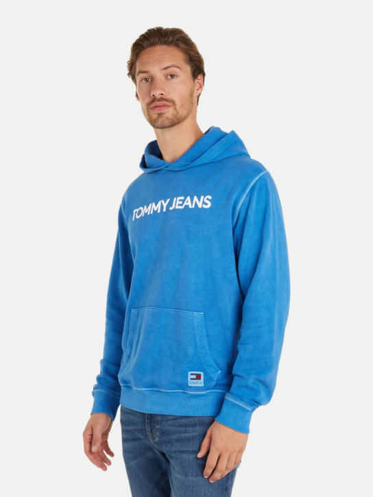 Tommy Jeans pánska modrá mikina