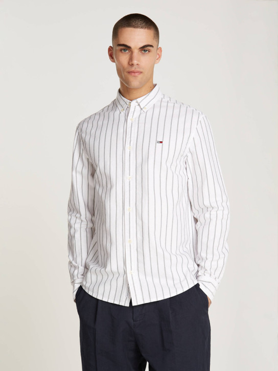 Tommy Jeans pánska pruhovaná košeľa