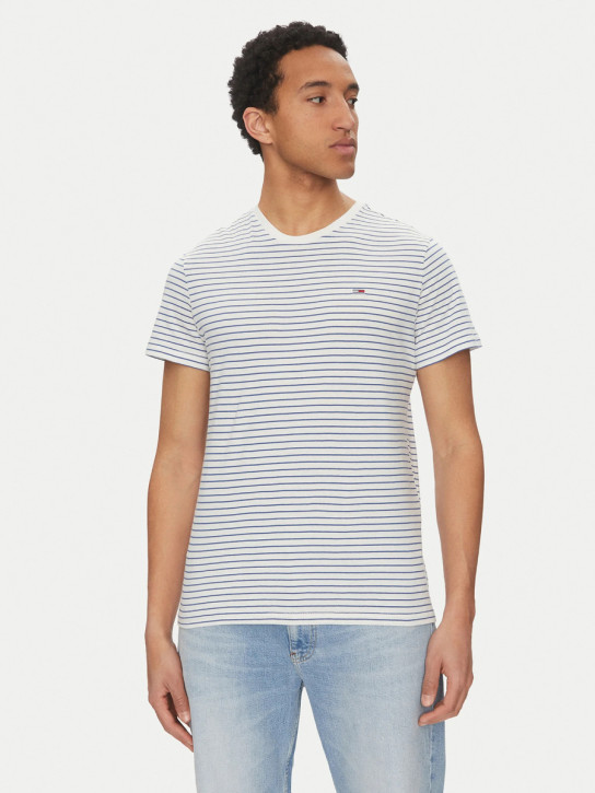 Tommy Jeans pánske pruhované tričko
