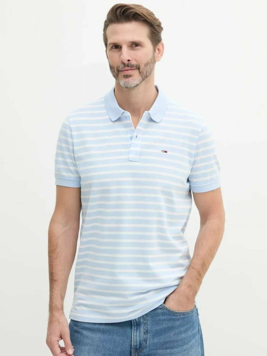 Tommy Jeans pánske pruhované polo tričko