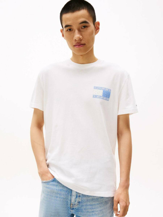 Tommy Jeans pánske biele tričko