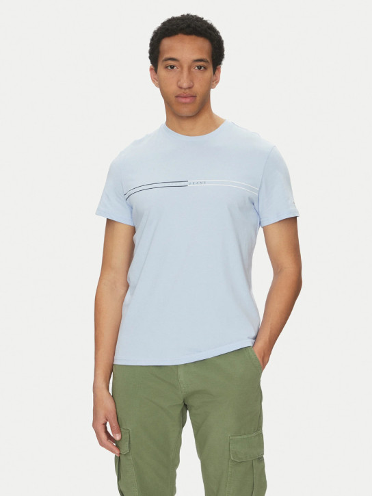 Tommy Jeans pánske svetlo modré tričko
