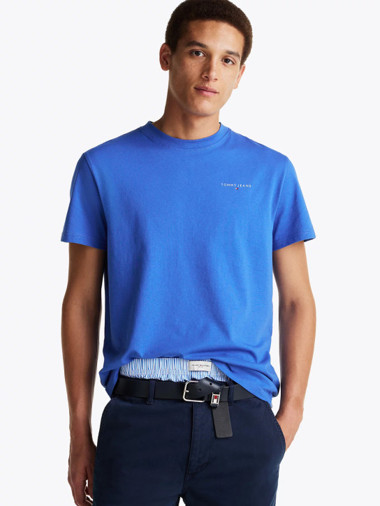 Tommy Jeans pánske svetlo modré tričko