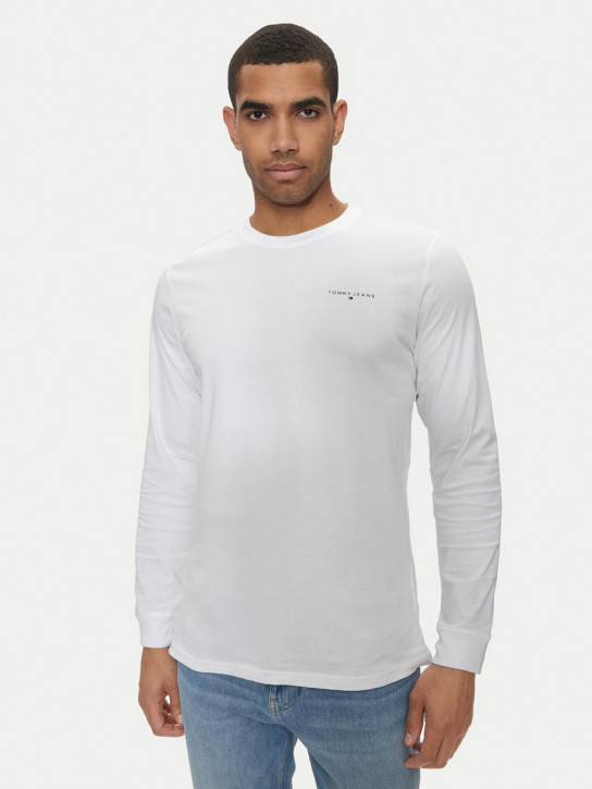 Tommy Jeans pánske biele tričko