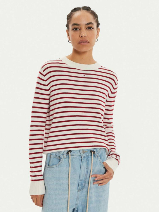 Tommy Jeans dámsky pruhovaný svetrík