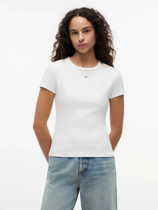 Tommy Jeans dámske biele tričko