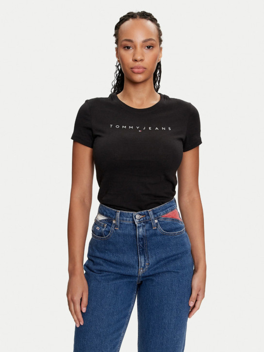 Tommy Jeans dámske čierne tričko