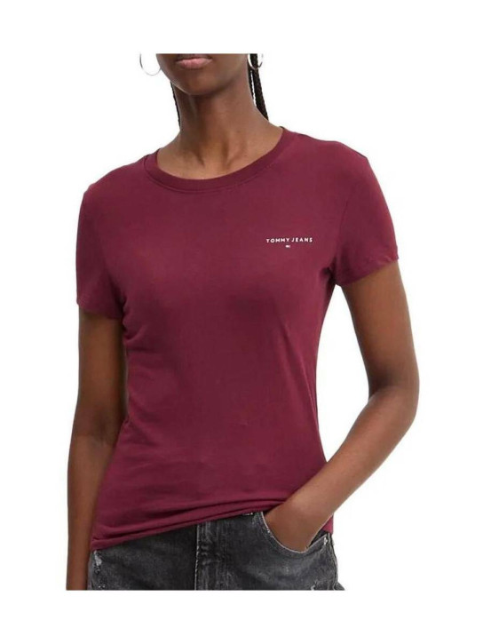 Tommy Jeans dámske vínové tričko