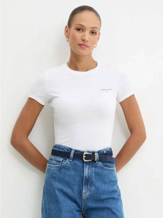 Tommy Jeans dámske biele tričko