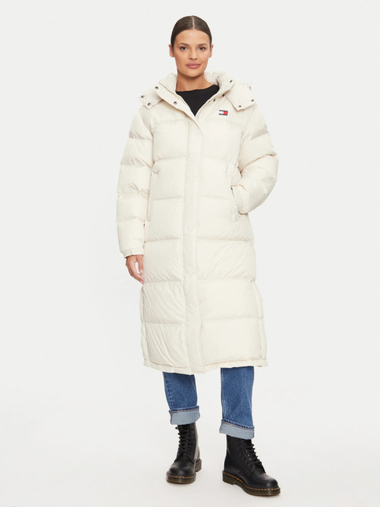 Tommy Jeans dámska krémová bunda