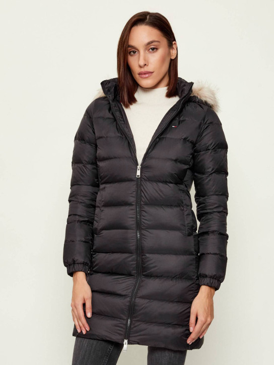 Tommy Jeans dámska čierna bunda