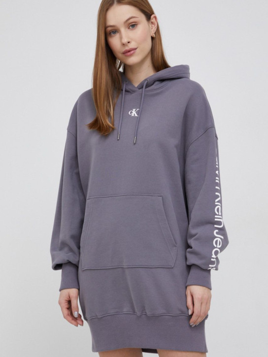 Calvin Klein dámske šedé šaty