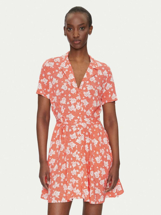 Tommy Jeans dámske oranžové šaty