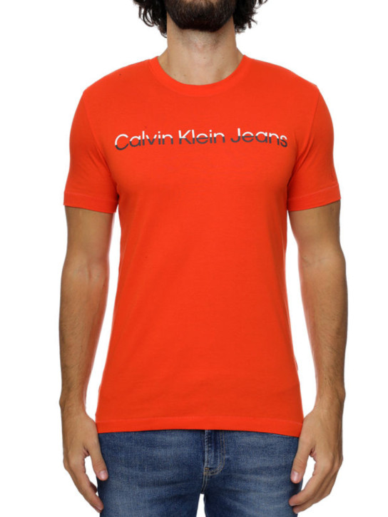 Calvin Klein pánske oranžové tričko
