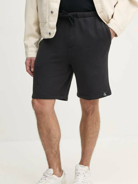 Calvin Klein pánske čierne kraťasy Garment