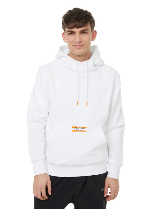 Calvin Klein pánska biela mikina