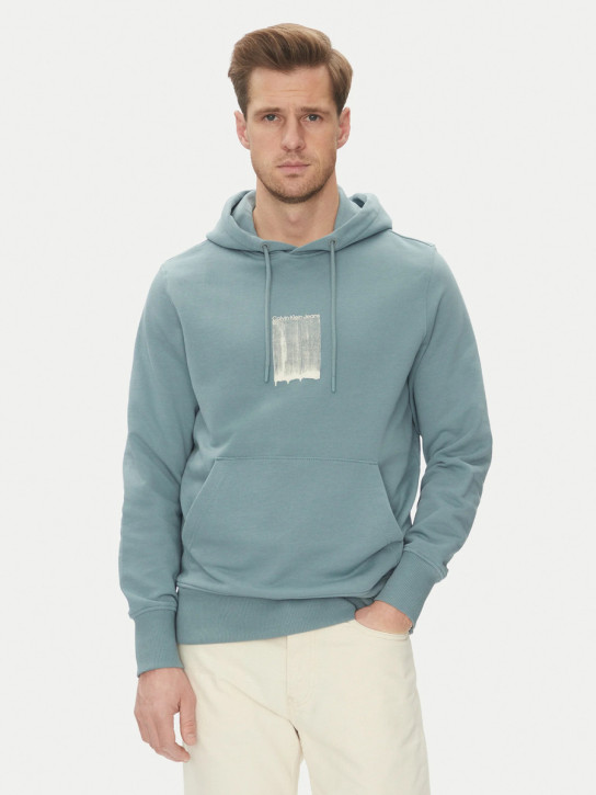 Calvin Klein pánska tyrkysová mikina