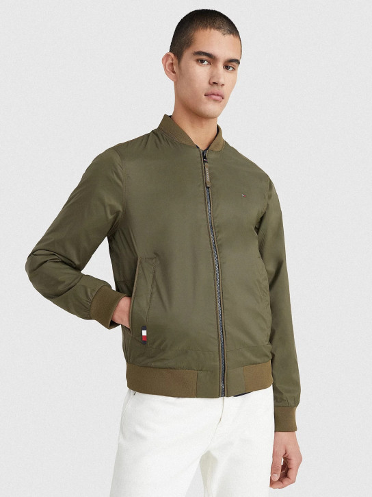 Tommy Hilfiger pánska zelená bunda Layer