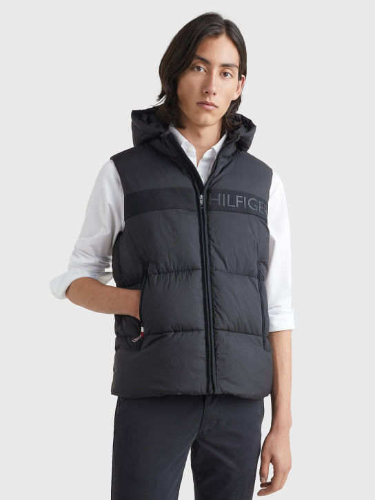 Tommy Hilfiger pánska čierna vesta