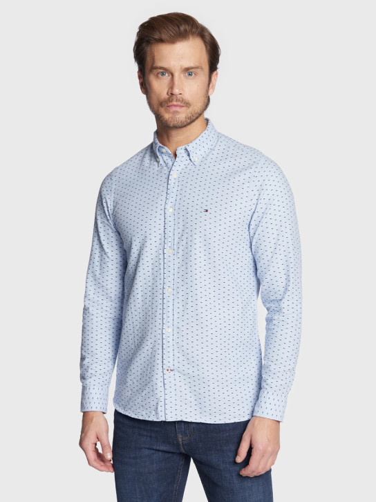 Tommy Hilfiger pánska modrá košeľa