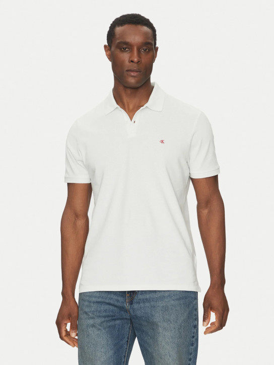 Calvin Klein pánske biele polo tričko