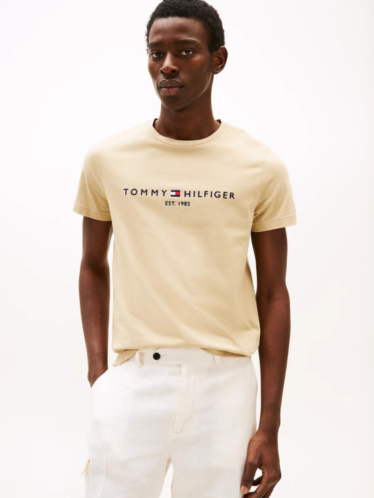 Tommy Hilfiger pánske béžové tričko
