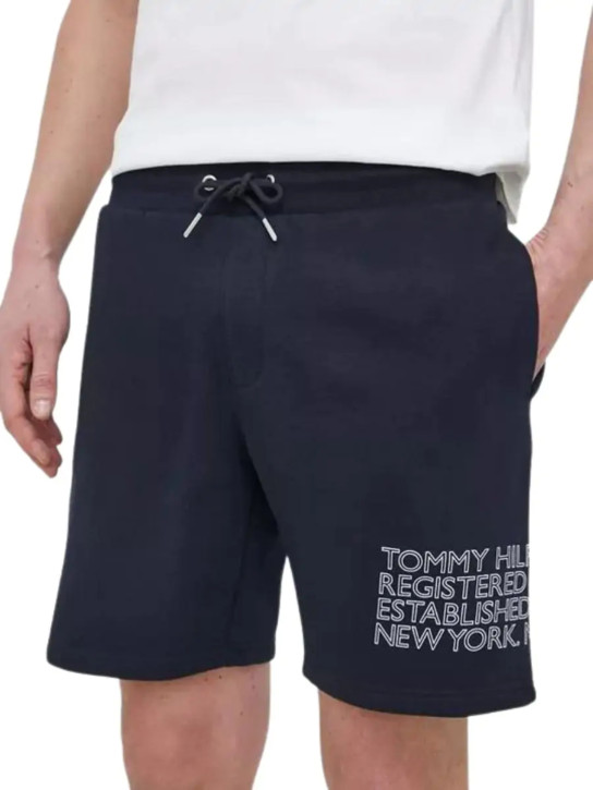 Tommy Hilfiger pánske tmavo modré šortky