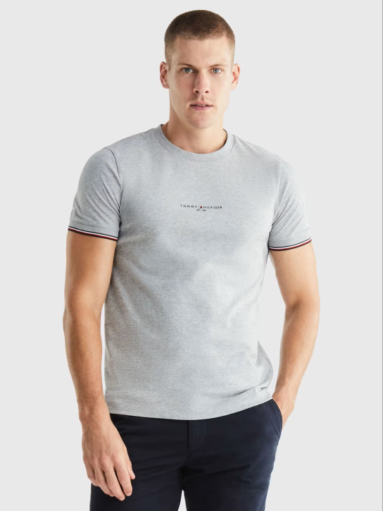 Tommy Hilfiger pánske šedé tričko