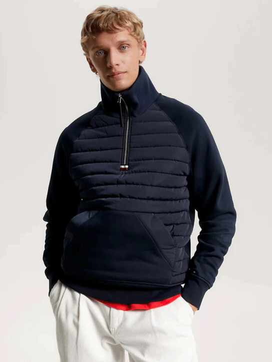 Tommy Hilfiger pánska tmavo modrá mikina
