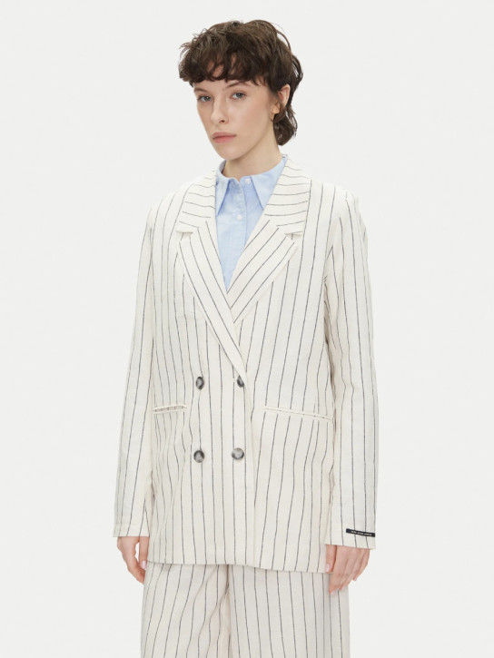 Pepe Jeans dámske pruhované sako