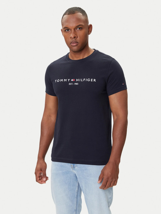 Tommy Hilfiger pánske tmavo modré tričko