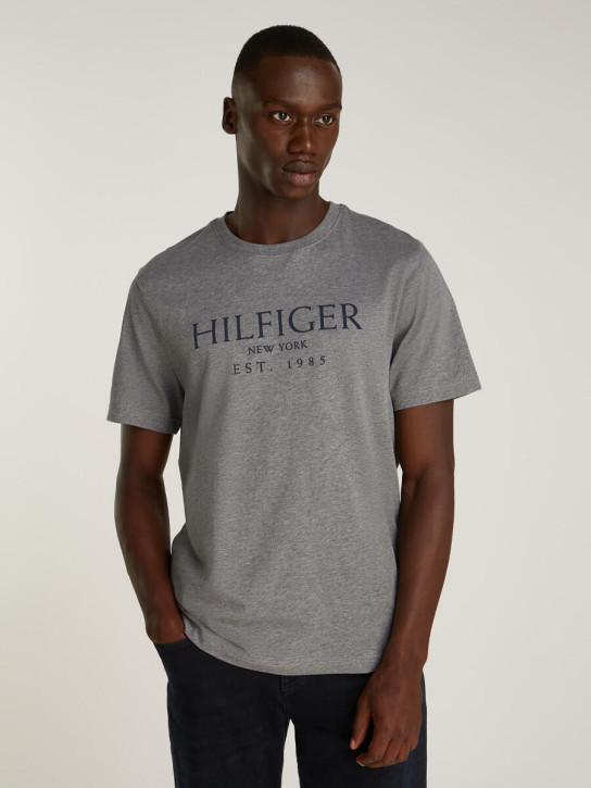 Tommy Hilfiger pánske šedé tričko