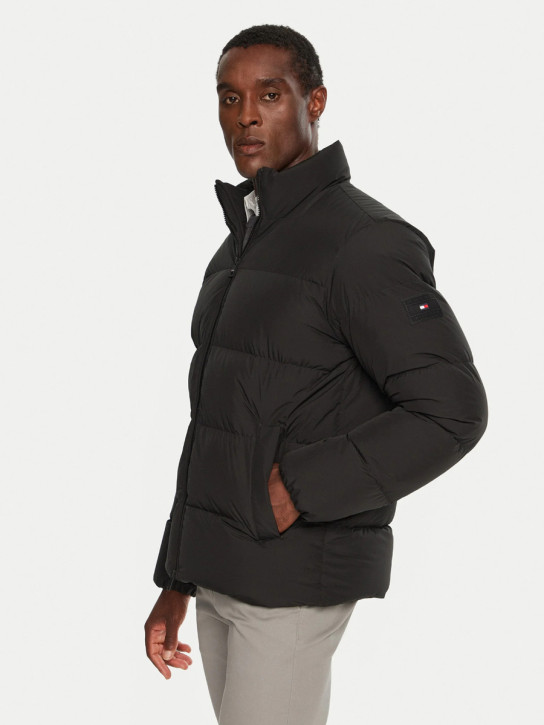 Tommy Hilfiger pánska čierna bunda