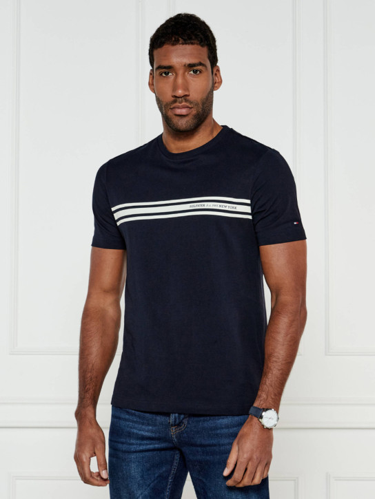 Tommy Hilfiger pánske tmavo modré tričko