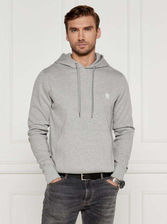 Tommy Hilfiger pánska šedá mikina Monogram