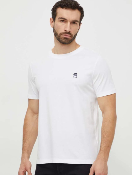 Tommy Hilfiger pánske biele tričko