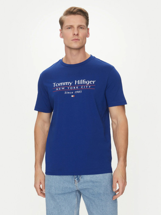Tommy Hilfiger pánske modré tričko