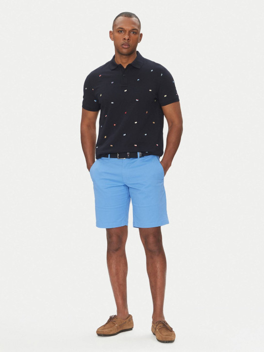 Tommy Jeans pánske tmavo modré polo tričko